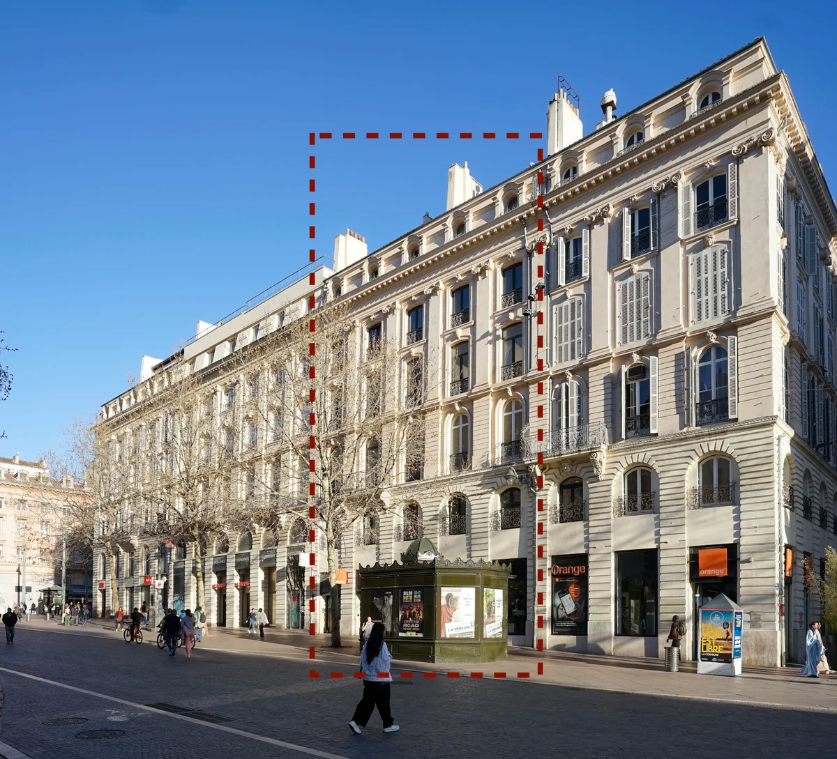 Immeuble au 32-34, La Canebière à Marseille