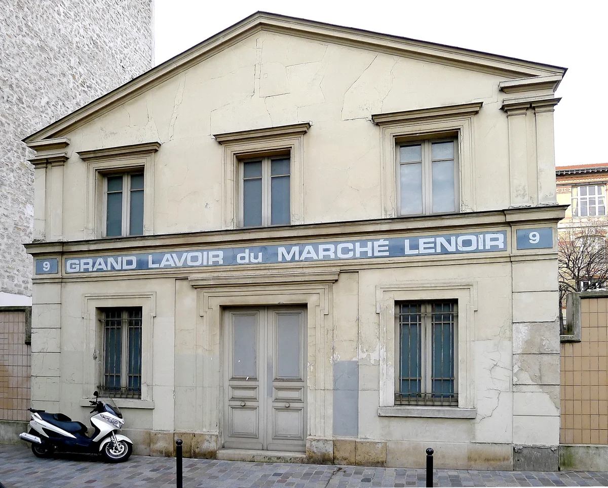 Lavoir du marché Lenoir